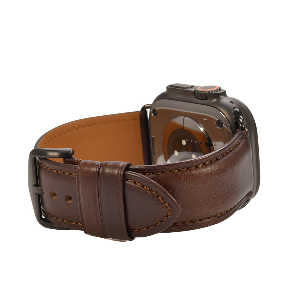 エイジングが楽しめるApple Watchバンド|ホーウィン社クロムエクセルレザー Horween Chromexcel Leather Band